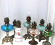 Lot de 7 lampes à pétrole essentiellemen