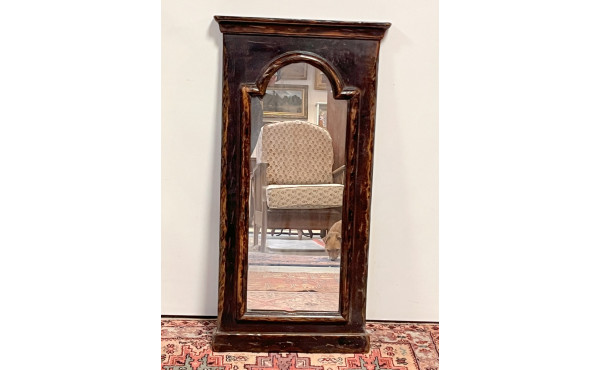 Miroir rectangulaire encadrement en bois