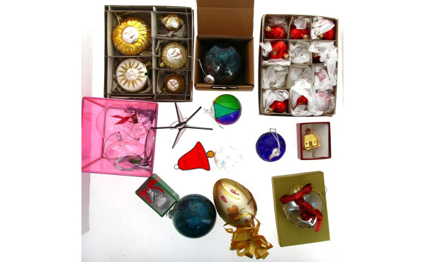 NOEL - Lot de décorations de Noël essent