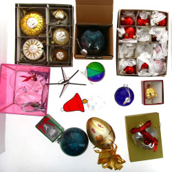 NOEL - Lot de décorations de Noël essent