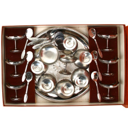 Service à glace Jean COUZON en inox : 14