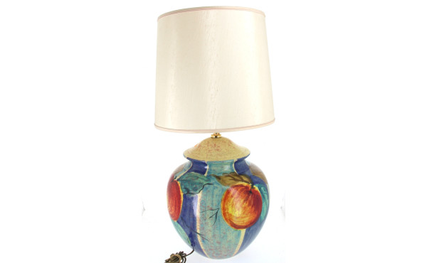 Hubert OLIVIER - Lampe en céramique à dé