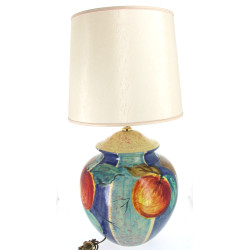 Hubert OLIVIER - Lampe en céramique à dé