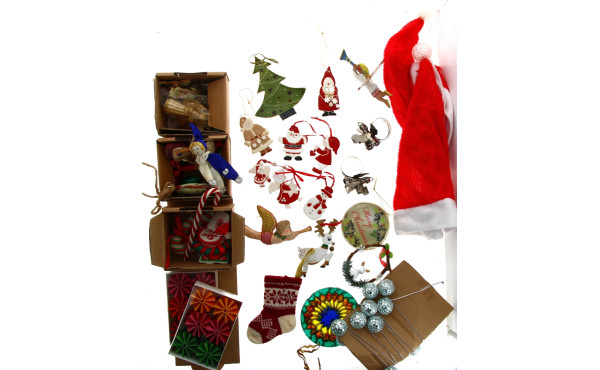 NOEL - Lot de décorations de Noël dont d
