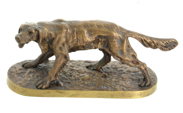 Ecole Française "Chien de chasse à l'arr