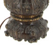 Belle lampe XIXe en bronze à deux patine