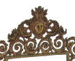 Miroir en bronze à décor de rinceaux et 