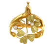 Pendentif en or jaune 18 cts, non poinço