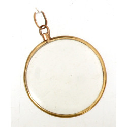 Porte-photo ancien en pendentif, or jaun