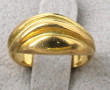 Bague jonc en or jaune 18 cts, poinçon t