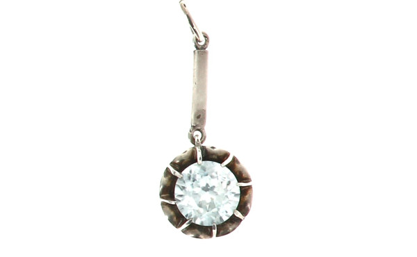Pendentif ancien en argent, non poinçonn
