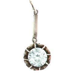 Pendentif ancien en argent, non poinçonn