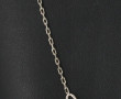 Un collier et une chaîne en argent, poid
