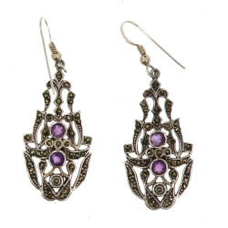 Paire de BO pendantes en argent 925ème e