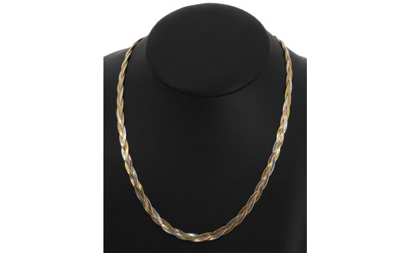 Lot de 2 colliers en argent 925ème à mai