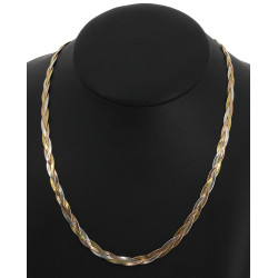 Lot de 2 colliers en argent 925ème à mai