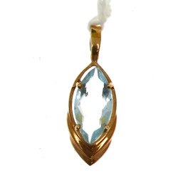 Pendentif en or jaune 18 cts, poinçon tê
