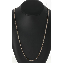 Chaîne en argent, poinçon crabe, poids 1