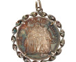 Pièce de 10 F argent montée en pendentif