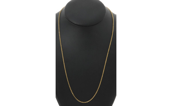 Chaîne en or jaune 18 cts, poinçon hibou