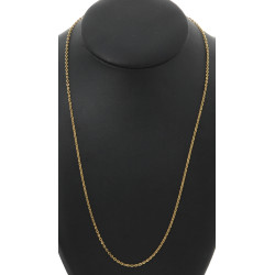 Chaîne en or jaune 18 cts, poinçon hibou