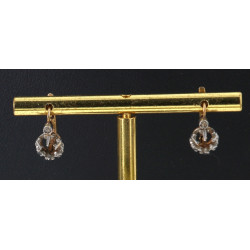 Montures de BO dormeuses en or 18 cts, p