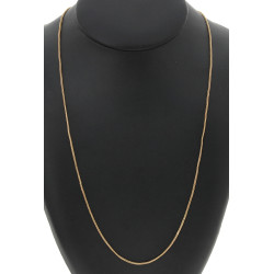 Chaîne en or jaune 18 cts, poinçon tête 
