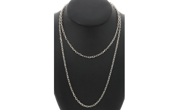 Chaîne en argent 925ème, L 90 cm, poids 