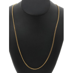 Chaîne en or jaune 18 cts, poinçon tête 