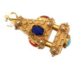 Important pendentif en or jaune 18 cts, 