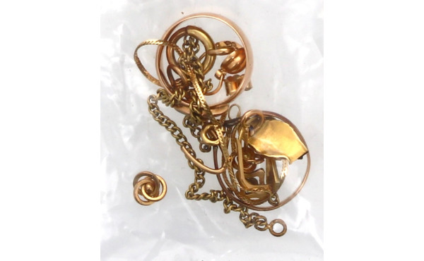 Lot de broutilles d'or poids brut 13,3 g