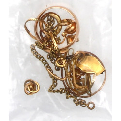 Lot de broutilles d'or poids brut 13,3 g