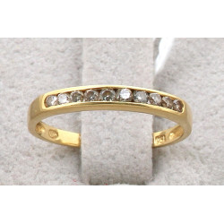 1/2 alliance en or jaune 18 cts (750ème)