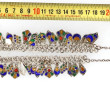 Collier berbère en argent et émail de co
