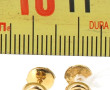 Paire de puces d'oreilles en or jaune 18