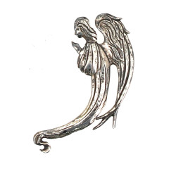 Pendentif en argent en forme d'ange, H 6