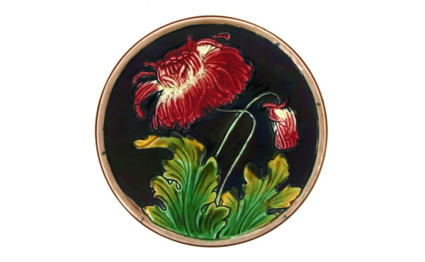 ORCHIES - Dessous de plat en barbotine à