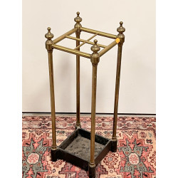 Porte-parapluie en laiton, H 61 x L 22 x