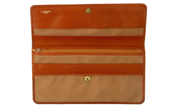 LANCEL Paris - Compagnon en cuir et toil