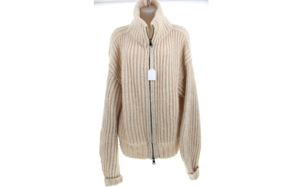 ZADIG & VOLTAIRE - Gilet zippé écru (alp