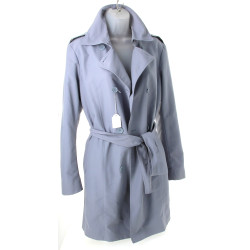 MAX & C° - Trench femme bleu / gris, tai