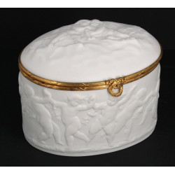 LIMOGES France - Joli coffret de forme o