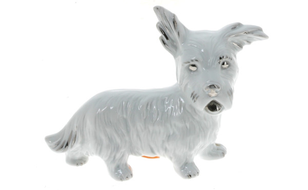 SCOTTIE - Tire-lire à casser en porcelai