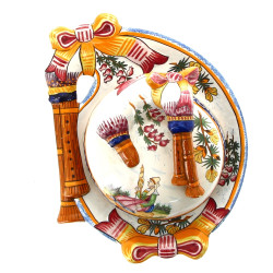 HENRIOT Quimper - Beurrier couvert en fa