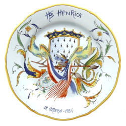 HB HENRIOT - Assiette à bords contours à