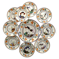 HB Quimper (avant 42) - Service à gâteau