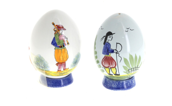 HB Henriot Quimper France - Deux œufs dé