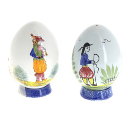 HB Henriot Quimper France - Deux œufs dé