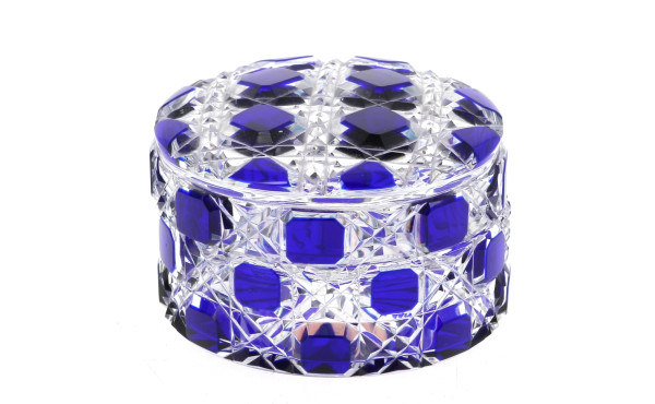 BACCARAT (non marqué) - Boîte ronde couv