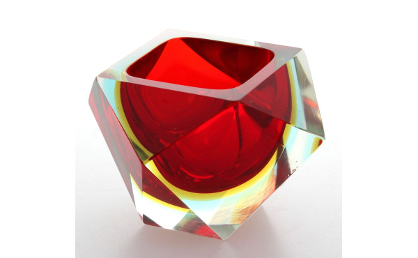 Vase ou coupe vide-poche "Sommerso" en v